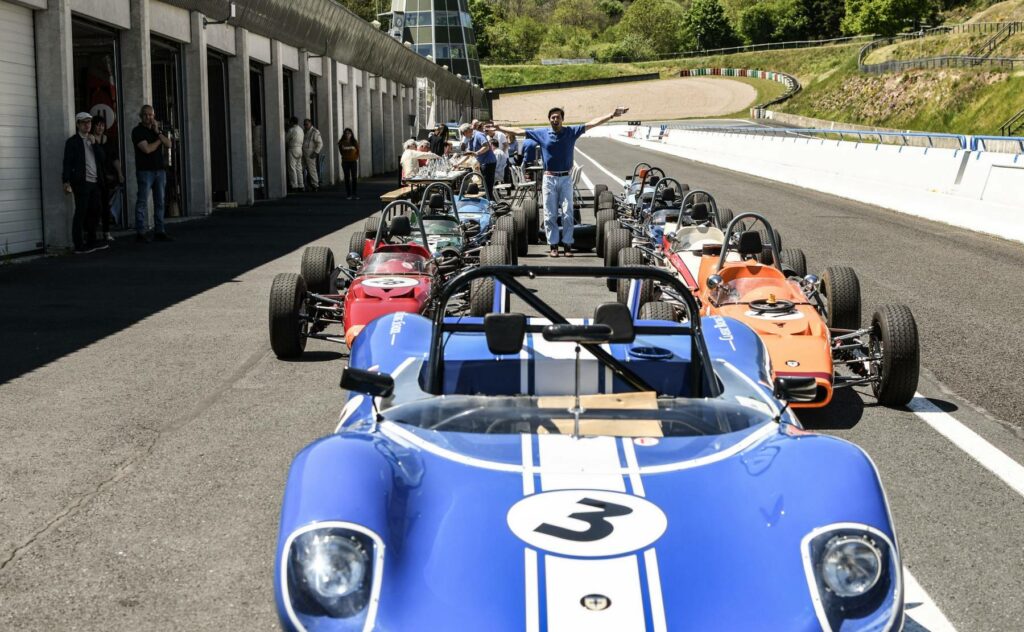 classic racing school single seater racecar