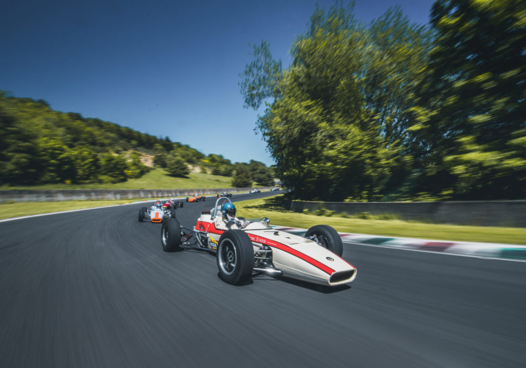 Crosslé 90Fs on the French circuit of Charade.