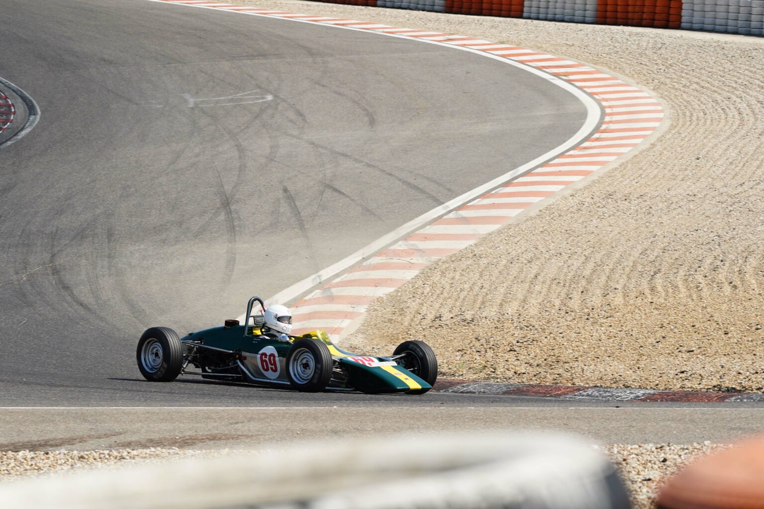 Philippe Veber (Lotus 69), 2023 Historic Tour Lédenon Formula Ford.